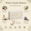 Handmadegoat milk soap with lavender essential oil India
